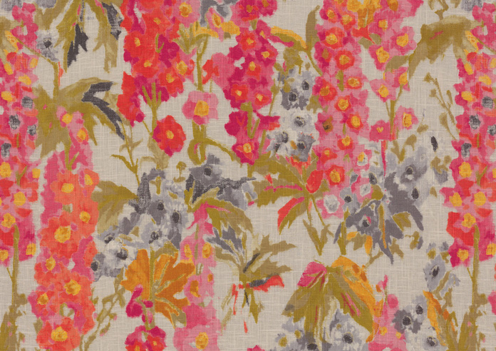 Hollihocks, Candy - Roman Blind - Image 6